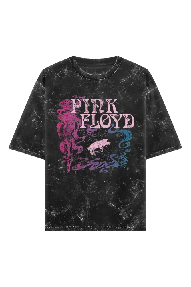 pink floyd acid wash oversized t shirt | vintage pink floyd acid wash oversized t shirt | vintage