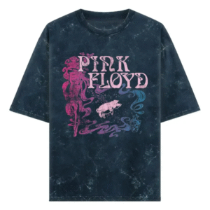 pink floyd acid wash oversized t shirt | vintage