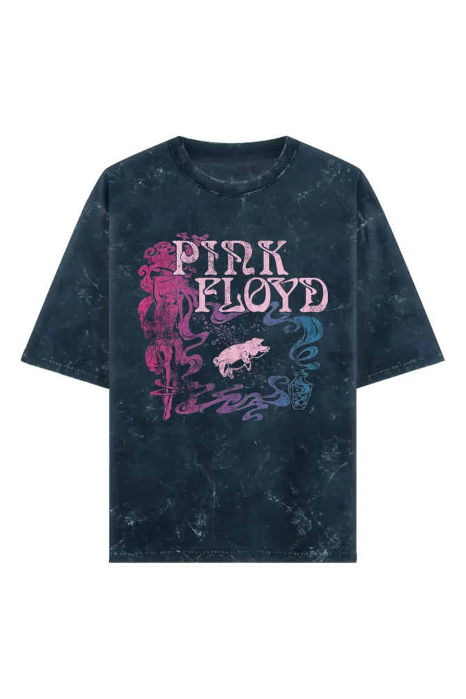 pink floyd acid wash oversized t shirt | vintage pink floyd acid wash oversized t shirt | vintage